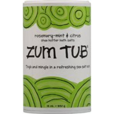 Indigo Wild Zum Tub Bath Salts, Rosemary-Mint and Citrus, 12 Ounce