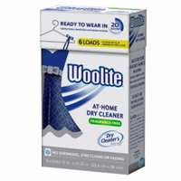 Woolite At-Home Dry Cleaner, Fragrance Free, 6 ea