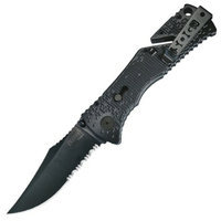 SOG Specialty Knives & Tools TF-1 Trident Knife-1/2 Serrated Blade