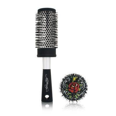 Ed Hardy Rose Butterfly 2 Inch - Medium Rounder Brush