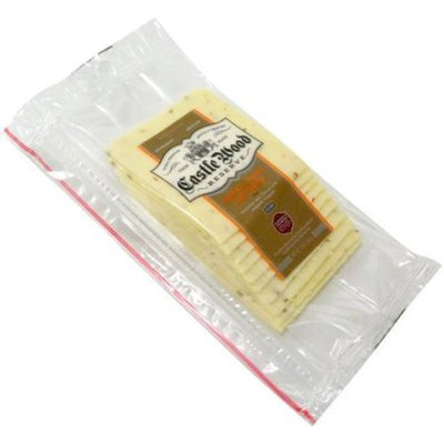 Generic Castle Wood Reserve Sliced Natural Pepper Jack Cheese, 8 oz
