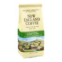New England Coffee Decaffeinated French Vanilla Medium Roasted Freshly Ground