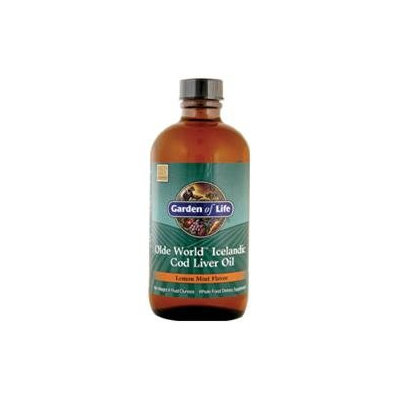 Garden of Life Olde World Cod Liver Oil (Liquid), Lemon Mint