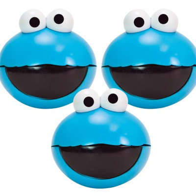 Evriholder Products (Set of 3) Sesame Street Cookie Monster Snack To Go Spheres - Easy To Open
