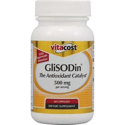 Vitacost Brand Vitacost GliSODin SOD - Catalase The Antioxidant Catalyst -- 500 mg per serving - 60 Capsules
