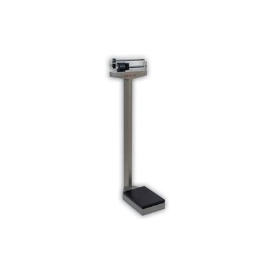 Detecto 437S Stainless Steel Mechanical Medical Scale, 400 lb x 4 oz