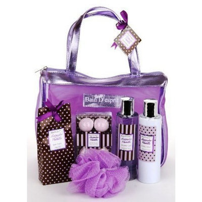 Bain D'espirit Bain D'esprit - Lavender Vanilla Spa Bath and Body Gift Tote