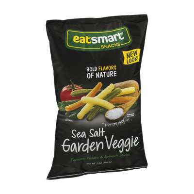 EatSmart Snacks Tomato, Potato & Spinach Sticks Sea Salt Garden Veggie