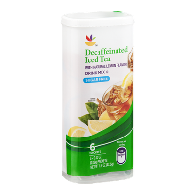 Ahold Drink Mix Decaffeinated Iced Tea Sugar Free - 6 CT