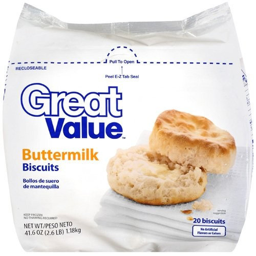 Great Value Buttermilk Frozen Biscuits, 41.6 oz Reviews 2019