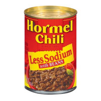 Hormel Less Sodium Chili with Beans 15 oz