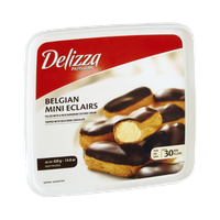 Delizza Patisserie Belgian Mini Eclairs- 30 CT