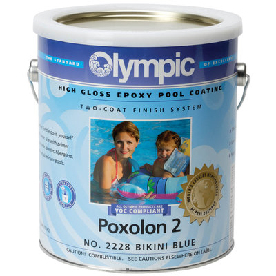 Topo-logic Systems, Inc. TOPO-LOGIC SYSTEMS, INC. Poxolon 2 Epoxy Pool Coating Blue Ice Pool Paint - TOPO-LOGIC SYSTEMS, INC.