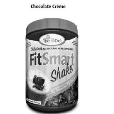 Fiber 35 Diet Fitsmart Protein Fiber Shakes Chocolate Creme Powder (1 lb. 5 oz.)