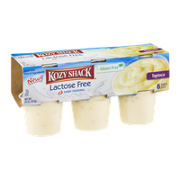 Kozy Shack Lactose Free Dairy Pudding Tapioca Snack Cups - 6 CT