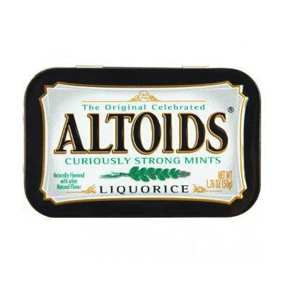 Altoids Curiously Strong Liquorice Mints
