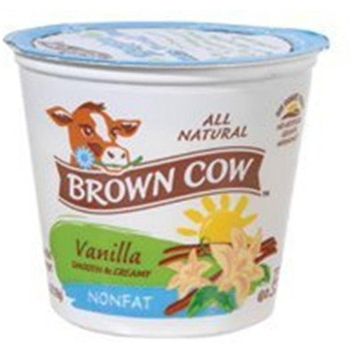 BCWEST Brown Cow Low Fat Vanilla Yogurt, Size: 32 Oz (Pack of 6)