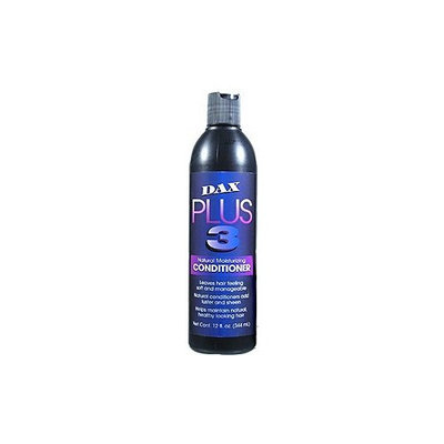 DAX Plus Three Natural Moisturizing Conditioner 12oz/344ml