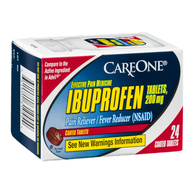 CareOne Ibuprofen Tablets 200 mg - 24 CT