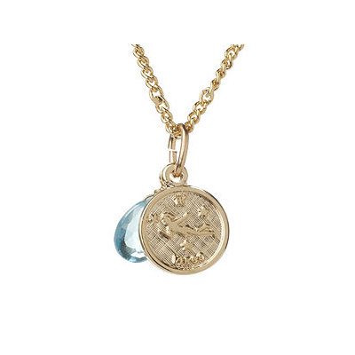 a.v. max Virgo Zodiac Charm Necklace