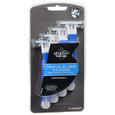 Studio 35 For Men Triple Blade Disposable Razors Sensitive Skin