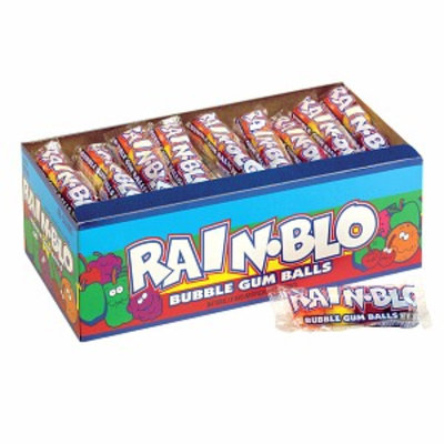 RainBlo Bubble Gum, Assorted, 48 ea