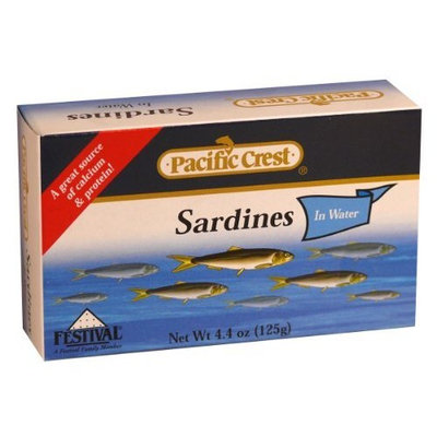 Pacific Crest Sardines in Water, 4.4-Ounce, (Pack of 50)