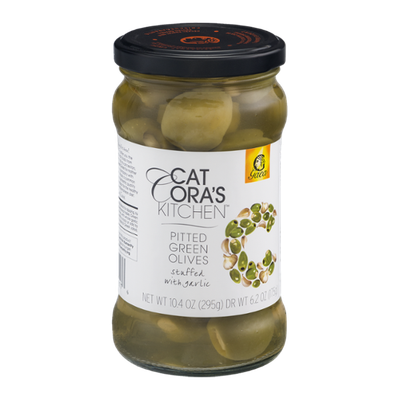 Cat Cora's Kitchen Pitted Green Olives Stuffed With Garlic