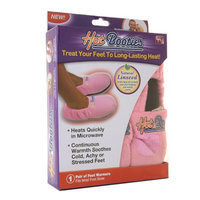 Hot Booties Microwaveable Slippers, Pink, 1 ea