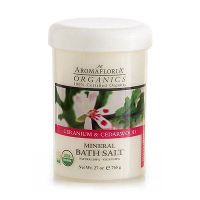 Organics By Organics Geranium Cedarwood Mineral Bath Salt 27 Oz