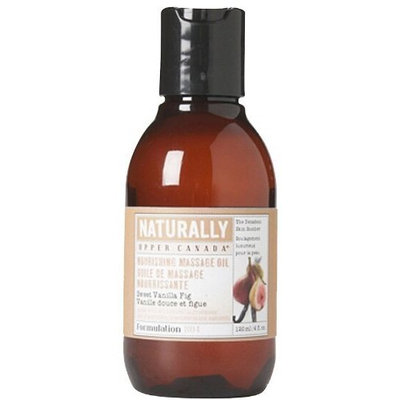Upper Canada Soap Naturally Nourishing Massage Oil-Sweet Vanilla Fig-4, oz.