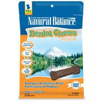 Phillips Feed & Pet Supply Natural Balance Dog Dental Chews Pumpkin SM/MD