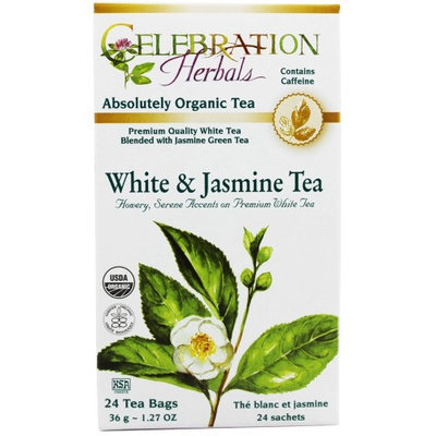 Celebration Herbals Organic White and Jasmine Tea 24 Tea Bags