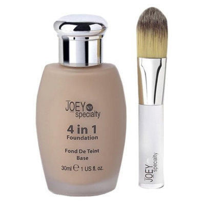 Joey NY Specialty 4 In 1 Foundation For Normal to Oily Skin, Medium Dark, 1 fl.-Ounce Bottle