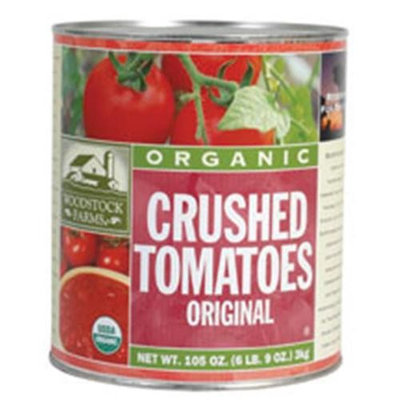 Woodstock Farms Woodstock Crushed Tomatoes Puree 105 Oz -Pack of 6