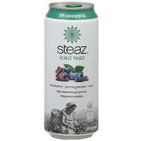 Steaz Organic Pomegranate Acai Green Tea With Blueberry