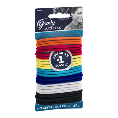 Goody Ouchless No Metal Elastics - 27 CT