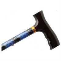King Of Canes Folding Blue Peacock. This Walking Cane Has Push Button Height Adjustment And A Weight Capacity Of Comfortable Fritz Handle Is Designed For Arthritis Sufferers