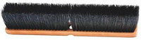 LAITNER 207 Push Broom Head, Tampico, Black,3-1/2in