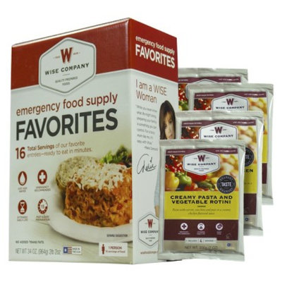 Wise Company Wise Food Emergency Food Supply Favorites