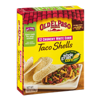 Old El Paso Taco Shells Crunchy White Corn