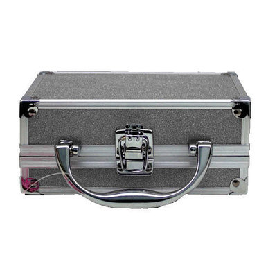 Tri Coastal Design Small Glitter Cosmetic Case - Silver