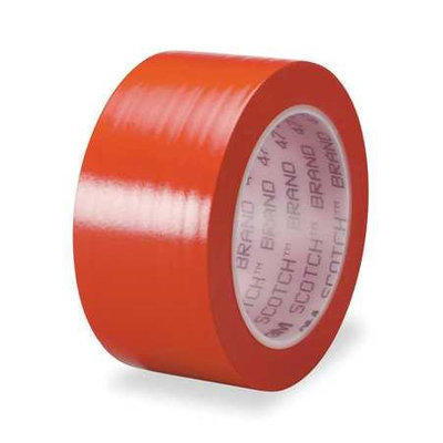 Scotch Safety Warning Tape (2 in W, 108 ft L, Red). Model: 471