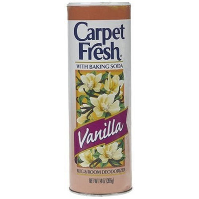 Carpet Fresh Rug & Room Deodorizer with Baking Soda, Powder Vanilla 14 oz (396 g)