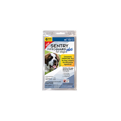 Sergeant's Fiproguard Plus Dog, 6 Pack 89-132 Lb Blue