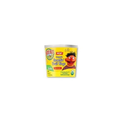 Earth's Best Organic Snackin' Fruit Rings Banana, 1.4 Ounce Cup (Pack of 12)