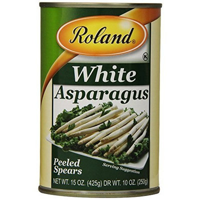 Roland Peeled Asparagus Spears, 15-Ounce Cans (Pack of 3)