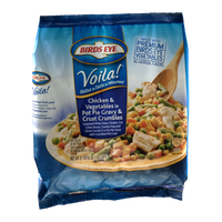 Birds Eye Voila! Chicken & Vegetables in Pot Pie Gravy & Crust Crumbles