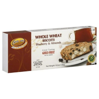 Shibolim Whole Wheat Chocolate Flavored Biscotti, Blueberry and Almonds, 4.6-Ounce