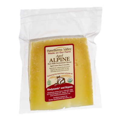 Hawthorne Valley Raw Milk Farmstead Cheese Aged Alpine